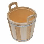 Запарник для бани и сауны, R-SAUNA ТПЛ-42, объем 12 л, Липа, термолипа, вставка из пластика, дерево