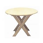 Стол круглый раскладной d1000 мм Липа