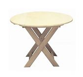 Стол круглый раскладной d1000 мм Липа