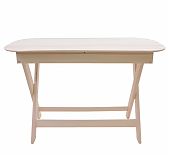 Стол овальный, Липа, для бани и сауны, раскладывается, длина 1200 мм, дерево