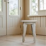 Табурет с резными ножками, Липа, для бани и сауны, 290х290х420 мм, дерево