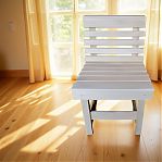 Стул, Липа, для бани и сауны, натуральный цвет, 500х510х810 мм, дерево