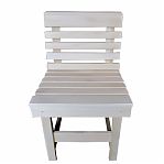 Стул, Липа, для бани и сауны, натуральный цвет, 500х510х810 мм, дерево