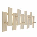 Вешалка Лира, Липа, 5 крючков, для бани и сауны, длина 570 мм, дерево