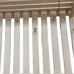 Вешалка Большая, Липа, 7 крючков, полка, для бани и сауны, длина 650 мм, дерево