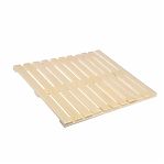 Решетка на пол, Липа, для бани и сауны, 50х70 см, натуральный цвет, дерево