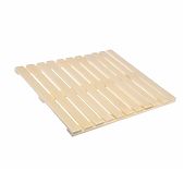 Решетка на пол, Липа, для бани и сауны, 50х70 см, натуральный цвет, дерево