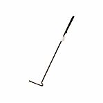 Кочерга для печи и камина,  150х660 мм, с металлической ручкой, сталь, черный