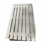 Решетка для пола с рифленой поверхностью, деревянная, цвет натуральный, 600х1000 мм