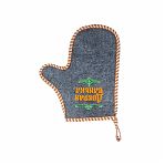 Набор для бани и сауны 212F Добрая банька ЗПР-6, войлок серый, шапка, коврик, рукавица