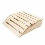 Подголовник Пламя пружинный, анатомический, липа для бани и сауны