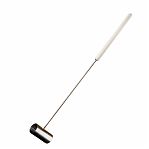 Ковш Стакан, объем 0.2 л, нержавеющая сталь, для бани и сауны, ручка из дерева