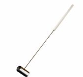 Ковш Стакан, объем 0.2 л, нержавеющая сталь, для бани и сауны, ручка из дерева