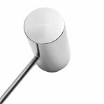 Ковш Стакан, объем 0.5 л, нержавеющая сталь, для бани и сауны, ручка из дерева