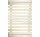 Решетка на пол Банная линия класс В 12-545, Липа, для бани и сауны, 70х100 см, дерево