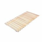 Решетка на пол, дерево Липа, для бани и сауны, бежевая, 500х1100 мм