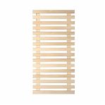 Решетка на пол, дерево Липа, для бани и сауны, бежевая, 500х1100 мм