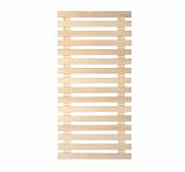 Решетка на пол, дерево Липа, для бани и сауны, бежевая, 500х1100 мм