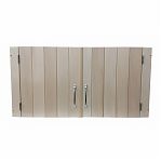 Ящик настенный, Липа, для бани и сауны, 295х395х800 мм, дерево