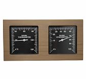 Станция банная 212F ТН-21 RB термогигрометр с песочными часами, канадский кедр, светло-коричневый