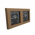 Станция банная 212F ТН-21 RB термогигрометр с песочными часами, канадский кедр, светло-коричневый