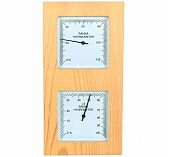 Станция банная 212F TH-31R SQUARE термогигрометр, канадский кедр, светло-коричневый