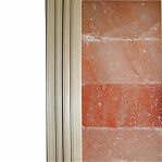 Абажур из гималайской соли 5 плиток, Липа, для бани и сауны, угловой