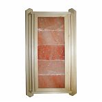 Абажур из гималайской соли 5 плиток, Липа, для бани и сауны, угловой