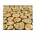 Панно из можжевельника в рамке, для бани, светло-бежевый, 250х250 мм