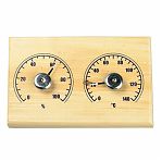 Станция банная Proffi Sauna PS0570, Прямоугольная, с двумя стрелками, термометр и гигрометр