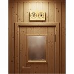 Станция банная Proffi Sauna PS0570, Прямоугольная, с двумя стрелками, термометр и гигрометр