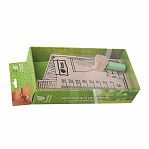 Термометр для бани и сауны, Банные штучки 18036, с песочными часами, дерево