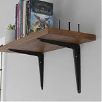 Кронштейн Apecs SB-1-300х250-BLM (B2B), для книжных полок и стеллажей