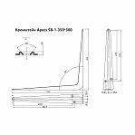 Кронштейн Apecs SB-1-350х300-BLM B2B, 00030106, сталь, полимерное окрашивание, цвет черный