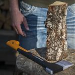 Топор-колун Fiskars X11 S 1015640, фиберглассовая рукоятка, 1 кг