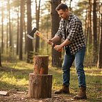 Топор универсальный Startul ST2020-06, с рукояткой из дерева, 600 г