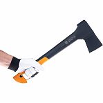 Топор универсальный Fiskars X10 S 1015619, фиберглассовая рукоятка, 1 кг
