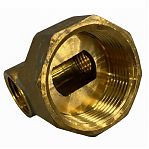 Заглушка для коллектора Caleffi 599474, 11/4", внутренняя резьба, латунь