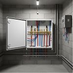 Шкаф распределительный Essan ШРН-4, для коллектора, наружный, 11-12 выход, 120х652х857 мм