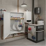 Шкаф распределительный Essan ШРН-3, для коллектора, наружный, 8-10 выход, 120х652х707 мм