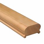 Поручень, сорт А, Хвоя 67х73х3000 мм, паз под балясину 50 мм, для лестницы, дерево