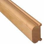 Поручень, сорт А, Хвоя 67х73х3000 мм, паз под балясину 50 мм, для лестницы, дерево