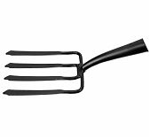Вилы копальные кованые Grinda 39711, четырехрогие, без черенка, 180х220 мм