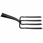 Вилы копальные кованые Grinda 39711, четырехрогие, без черенка, 180х220 мм