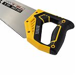 Ножовка по дереву Denzel 24145, 9 TPI, зуб 3D, двухкомпонентная рукоятка, 400 мм