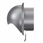 Выход стенной с сеткой Era 10ВМ, наружный d 100 мм, нержавеющая сталь