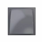 Выход стенной с обратным клапаном Era 1515К10ФВ, диаметр 100 мм,150х150 мм, серый, пластик