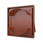 Выход стенной с обратным клапаном Era 1515К12,5ФВ, d 125 мм, 150х150 мм, терракотовый