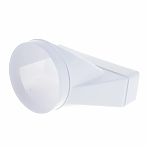 Соединитель эксцентриковый Era  620СП12,5КП плоского воздуховода 60х204 мм с круглым, диаметром 125 мм, пластик, белый