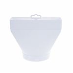 Соединитель эксцентриковый Era  620СП12,5КП плоского воздуховода 60х204 мм с круглым, диаметром 125 мм, пластик, белый